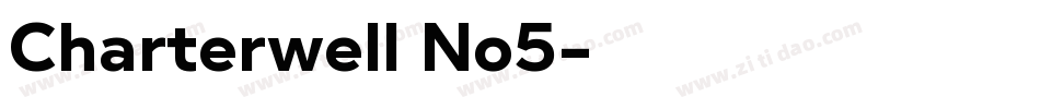 Charterwell No5字体转换